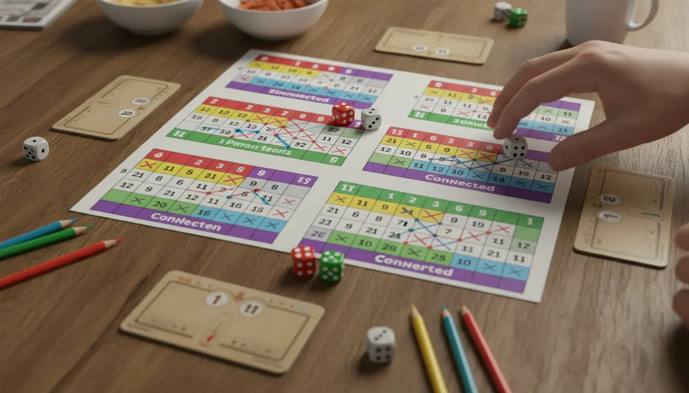 Qwixx Connected spelregels
